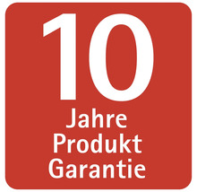 10 Jahre Produktgarantie