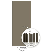 Zaunelement in Taupe mit Profilen