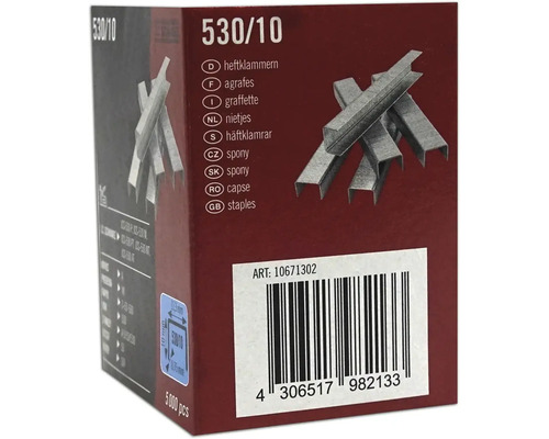 Drahtklammern Typ 530/10