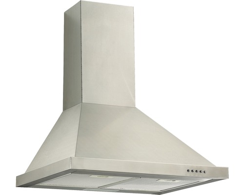 Dunstabzugshaube aus Metall mit Bedienknöpfen