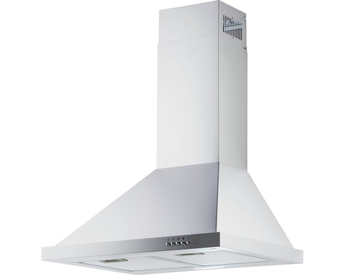 Weiße Dunstabzugshaube für die Küche