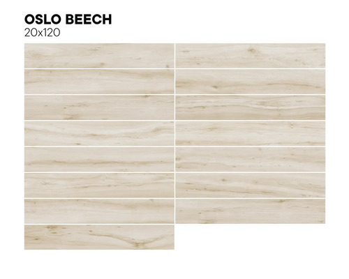 Oslo Buche Fliesen, 20x120 cm, zur Verwendung im Innenbereich