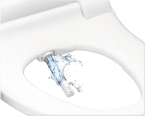 Aufsatz für eine Toilette mit Wasserstrahlreinigung