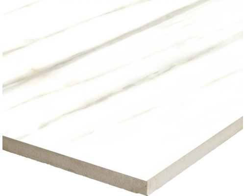 Weiße Fliese mit Marmoroptik