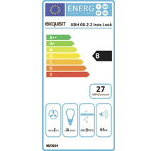 Exquisit UBH 08-2.2 Dunstabzugshaube Energieeffizienzklasse B