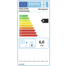 Haas und Sohn Ofentechnik Energielabel A mit 6,0 Kilowatt