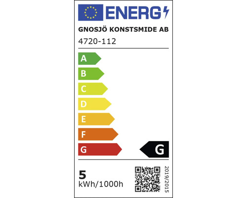 Energielabel Gnosjö Konstsmide AB