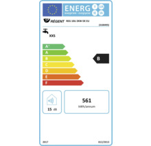 Energielabel für eine Reegent Armatur mit der Energieeffizienzklasse B und einem jährlichen Energieverbrauch von 561 Kilowattstunden