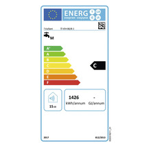 Vaillant Energieetikett mit Energieeffizienzklasse C