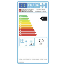 Nordica Logo, Energielabel A+, 7,9 Kilowatt
