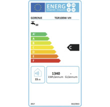 GORENJE Energielabel TGR100W-VH mit Energieeffizienzklasse C