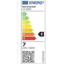 Energielabel mit Energieeffizienzklasse F