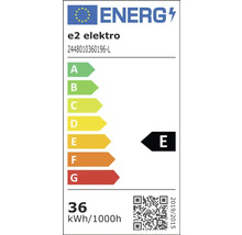 Energielabel E2 Elektro mit der Energieeffizienzklasse E