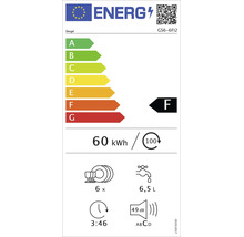 EU Energieeffizienzlabel Stengel Geschirrspüler GS6 6FI2 Klasse F