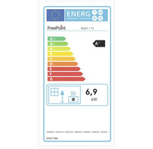 EU Energieeffizienzlabel für FreePoint Roxy 7 T2 mit Effizienzklasse A plus und 6,9 Kilowatt Leistung