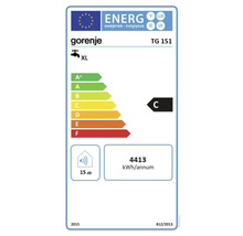 Gorenje Energielabel für Warmwasserbereiter mit der Energieeffizienzklasse C und einem jährlichen Stromverbrauch von 4413 Kilowattstunden