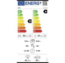 Energielabel für PKM WT 8+5 Waschmaschine