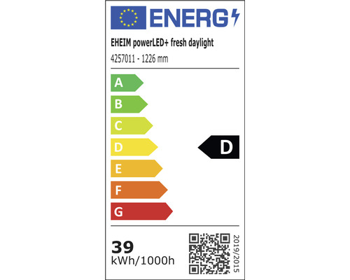 Energielabel Eheim PowerLED+ Fresh Daylight