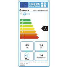 Energielabel für Klimaanlage mit Energieeffizienzklasse A