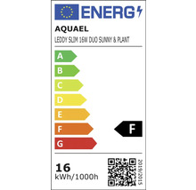 Energielabel Aquael LEDDY SLIM 16W DUO SUNNY & PLANT