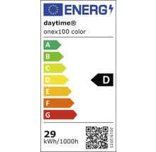 Energielabel für Daytime Onex100 Color mit der Energieeffizienzklasse D