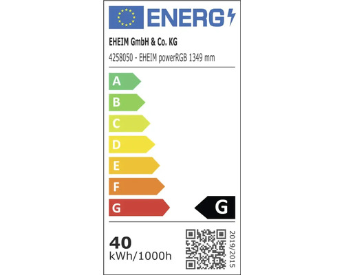 Energielabel EHEIM powerRGB 1349 mm