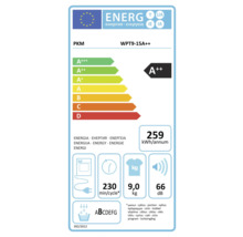 Energielabel PKM WPT9-15A++ mit Energieeffizienzklasse A++