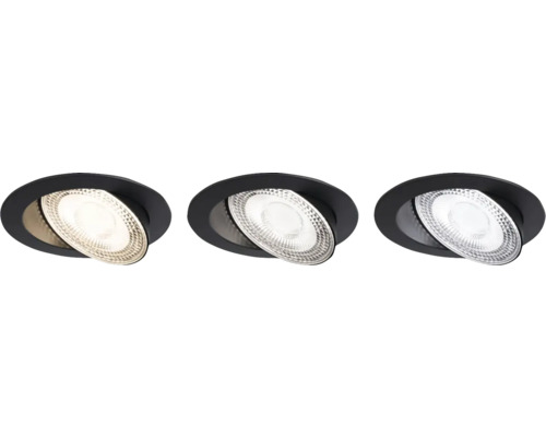 Drei LED Einbaustrahler