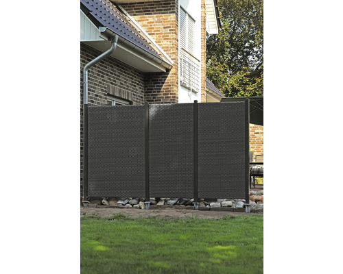 Sichtschutzgitter Für Garten & Balkon – 110 G/m², 1 X 10 M, Schwarz, UV-beständig