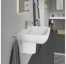 Waschtisch Duravit D-Code halbrund 65x50 cm weiß