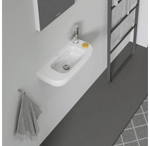 Handwaschbecken Duravit D-Code halbrund 50x22 cm weiß
