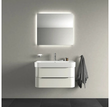 Möbelwaschtisch Duravit Happy D.2 80x50 cm weiß mit Wondergliss-Beschichtung