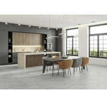 PVC-Boden Texal Holz-Optik Macchiato Pearl 16,6x100 cm 400 cm breit (Meterware)