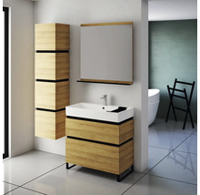 Hängeschrank Devo Viva 2.0 40x170x35 cm Anschlag links hickory