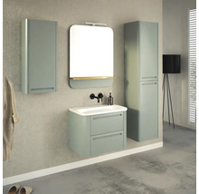 Hängeschrank Devo Gloria 2.0 40x86x33 cm Anschlag links glatt fjordgrün