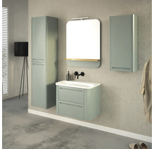 Hängeschrank Devo Gloria 2.0 40x86x21 cm Anschlag rechts glatt fjordgrün