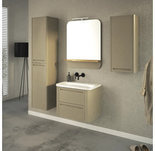 Hängeschrank Devo Gloria 2.0 40x86x21 cm Anschlag rechts glatt grau matt