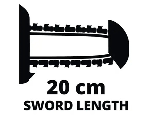Schwertlänge 20 cm