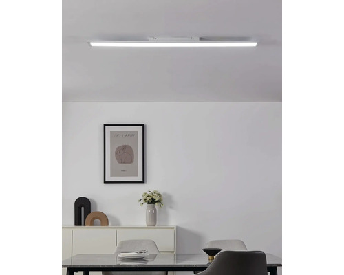 LED Panel EGLO crosslink.z 33,5 W, 1200x100 mm, Einstellbares Weiß, IP 20, weiß- Kompatibel mit SMART HOME by hornbach