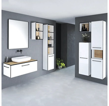 Hochschrank Devo Sonus 2.0 38x124,5x30 cm Anschlag rechts weiß