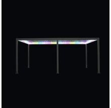 Freistehende Pergola mit LED Beleuchtung