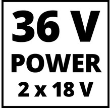 36 Volt Power 2 mal 18 Volt