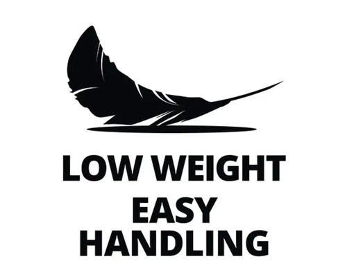 Symbol für geringes Gewicht und einfache Handhabung