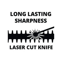 Symbol für langanhaltende Schärfe des Lasercut Messers