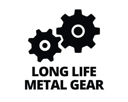 Langlebiges Metallgetriebe Symbol