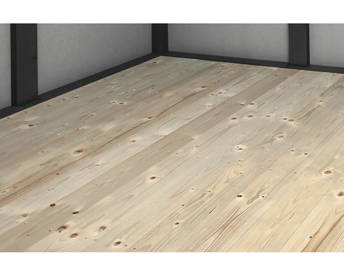 Holzboden mit Rahmen