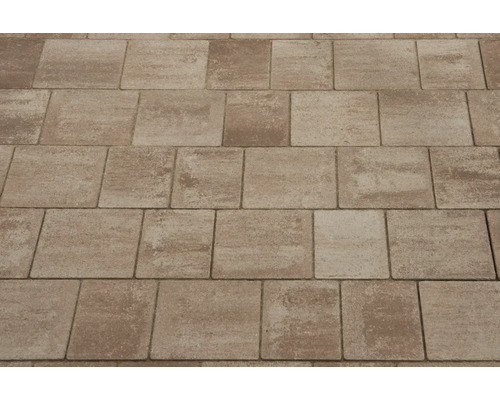 Verlegte Pflastersteine aus Beton