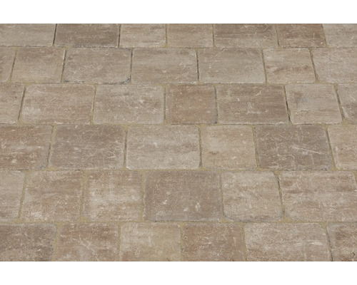 Verlegte Pflastersteine aus Stein