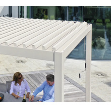Pergola mit verstellbaren Lamellen für den Garten