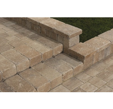 Treppenanlage und Mauer aus Betonsteinpflaster
